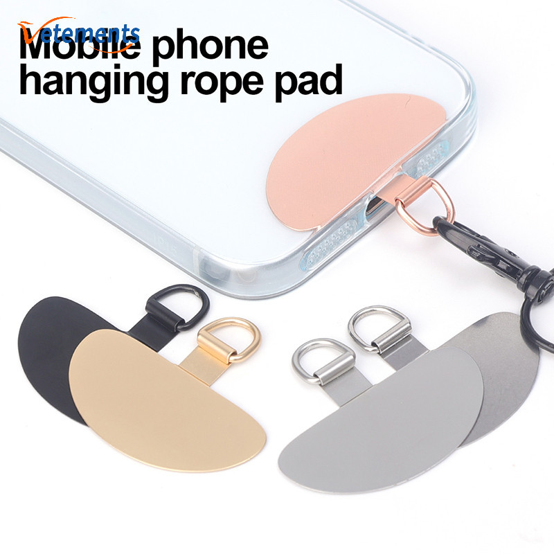 2 Pcs/Pair De Alta Qualidade Durabilidade Cartão De Cordão De Telefone Celular De Aço Inoxidável-Junta Simples De Corda Suspensa Para Semicircular