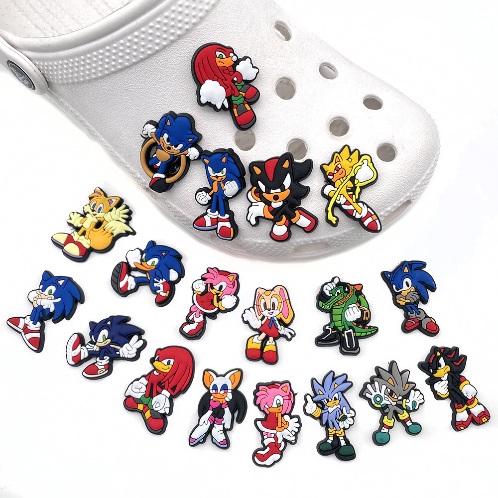 20pcs/set Cartoon Shoe Charms For croc Garden Shoes Accessories Women Kid's Party Gifts Decorações Para Mochila Adultos