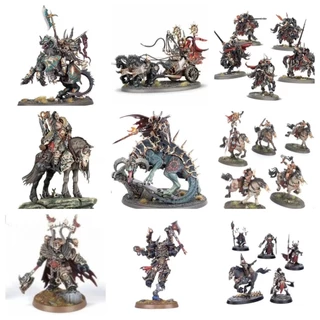 Guerreiros Caos Cavaleiros Ogroide Theridons Archaon Everchosen DARKOATH MARAUDERS Modelo De Resina Microscópica Exaltada Do