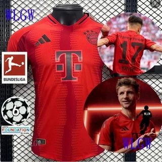 Versão do jogador 2024-2025 Bayern Munique camisa de futebol casa menn
