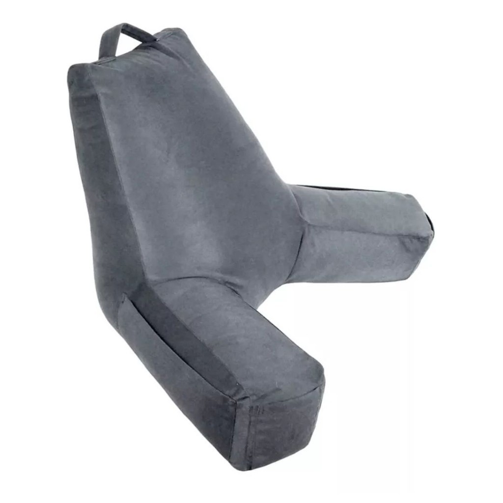 Encosto Almofada Com Apoio Lombar E Braços Ergonomico
