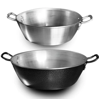 Panela Resistente Tacho Moqueca 35 Cm Sem tampa Com Alças Laterais reforçadas aluminio grosso e resistente