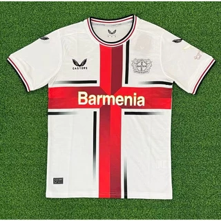 Camisa de futebol24-25 Leverkusen Jersey Camisa de Futebol Especial Branca Camiseta