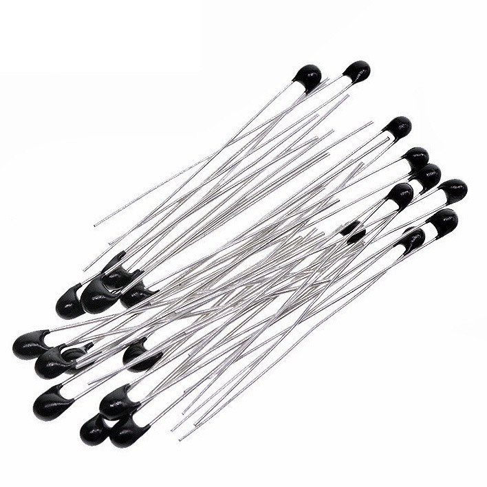 10x Sensor de Temperatura Termistor NTC 10k 5% 3mm Resistência Térmica ...