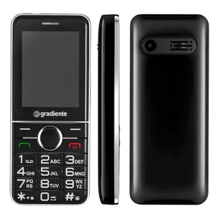 Celular Gradiente Para Idosos Vibe GFP 205P Dual Chip Preto