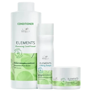 Kit Wella Professionals Elements Calming + Renewing Trio