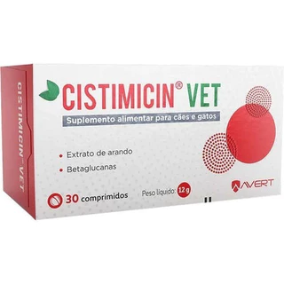 Cistimicin Vet C/30 Comprimidos Suplemento Para Cães E Gatos
