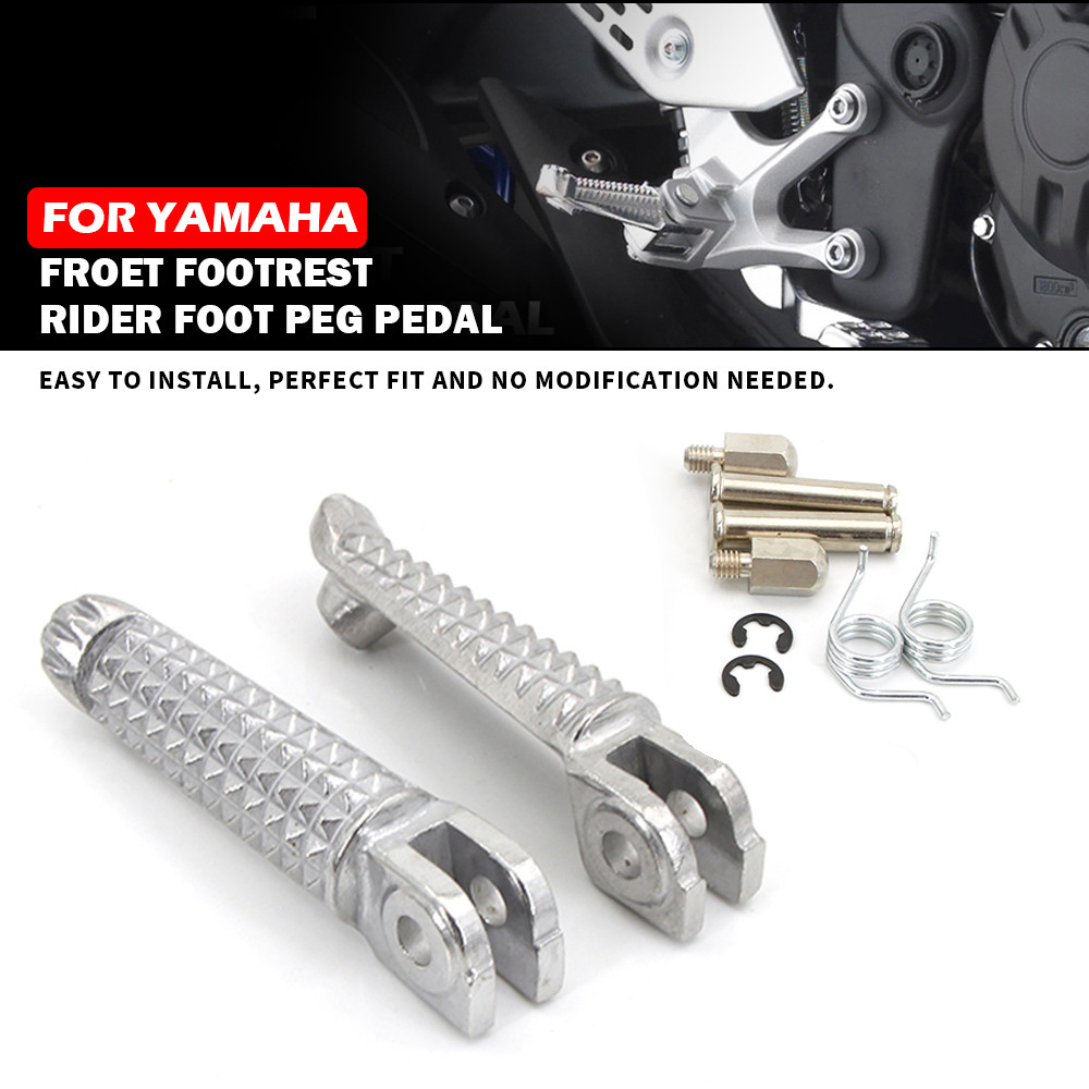 Motorcycle Footrests For Yamaha YZF R3 R25 R125 MT07 MT09 For Tracer 900 XSR 700 MT10 MT25 MT03 MT125 Motorcycle Footrest Footrests Rider Front
