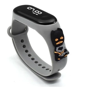 Relogio Digital Led Infantil Disney Super Herois Smartband