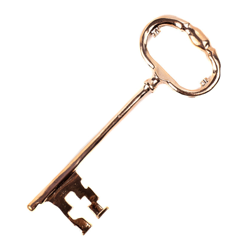 Chave Abertura de Caminhos Cobreada 14,50 cm em Metal