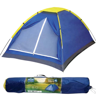 Barraca De Acampamento Camping Iglu 4 Pessoas Iglu Mor em Oferta na Shopee