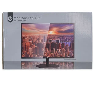 Kit Com 2 Monitores Led 20" Brazilpc 20wr Hdmi/vga/vesa Preto 75hz