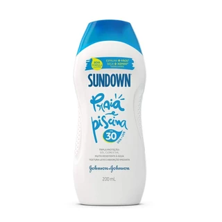 Sundown Fps 30 200Ml - em Oferta na Shopee