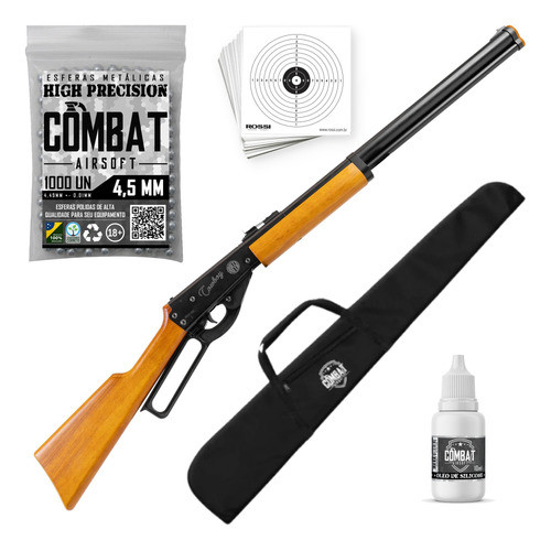 Carabina Cowboy Lever Action + 900 esferas + Capa - Rossi