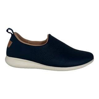Tênis Usaflex Slip On Feminino Confortável Calce Fácil Dia a Dia em Oferta na Shopee