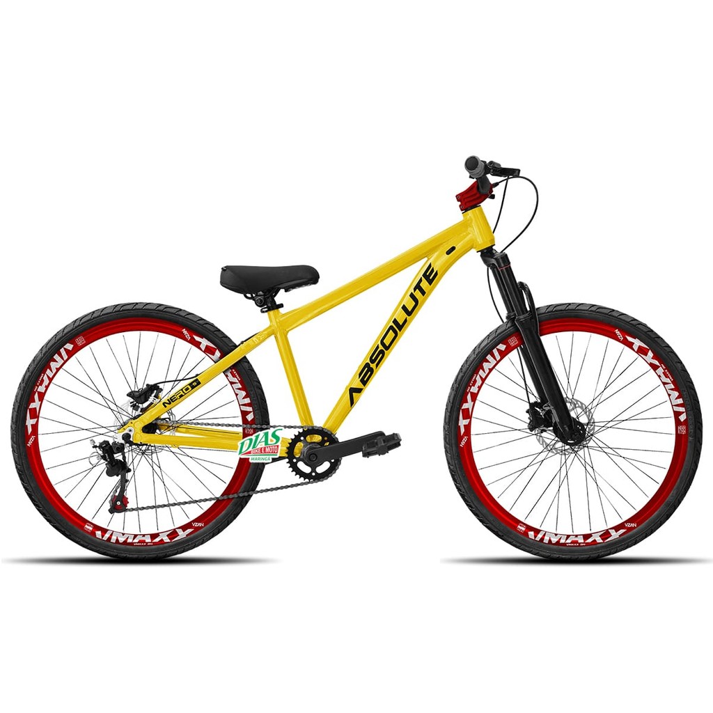 Bicicleta 26 Absolute Nero 5 do Grau Quadro 15 Cubo Barulhento
