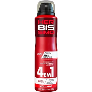 Desodorante Herbíssimo Aerossol Volcano 150ml em Oferta na Shopee