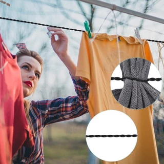 Linha De Roupa Portátil De Viagem Retrátil Trançado De Corda Com Ganchos
