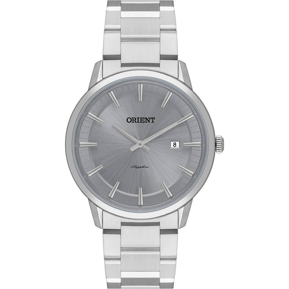 RELÓGIO ORIENT MASCULINO ETERNAL VIDRO DE SAFIRA MBSS1468
