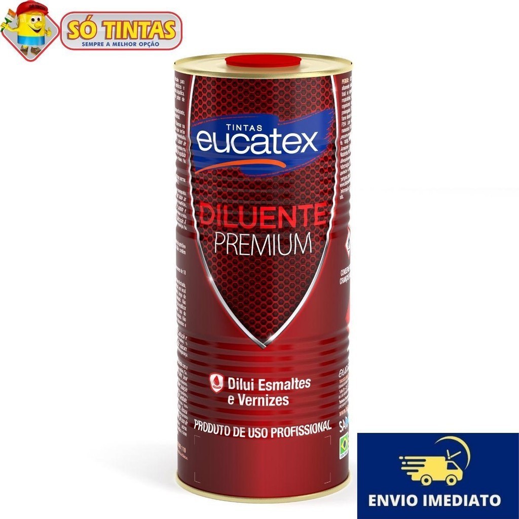 Diluente Aguarrás Eucatex 900ml Premium