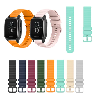 Para Garmin Venu SQ2 SQ Música Pulseira De Reposição De Silicone Relógio De Pulso