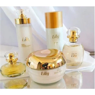 KIT lily Melhor Preço do Brasil Perfume lily eau de parfum + creme para todo o corpo hidratante lily