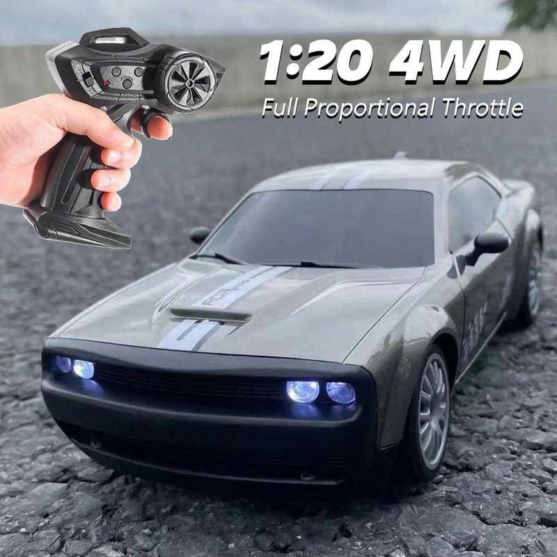 1/20 4WD RC Racing Drift Car AE86 GTR Controle Remoto De Impulso Proporcional Completo Mustang Porsche Dodge Sport Modelo De Brinquedo Simulado Carros Brinquedos