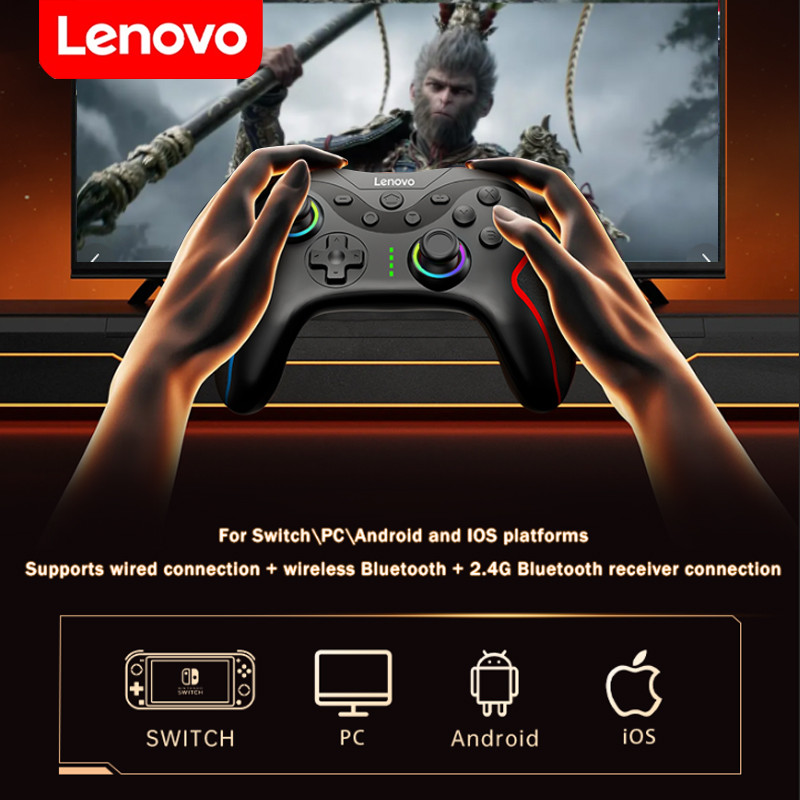 Lenovo S01 Gamepad Tri-mode Wireless Wired Bluetooth Hall Joystick ...