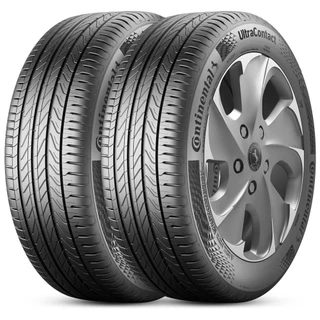 Kit 2 Pneu Aro 16 205/55R16 Continental 91V TL UltraContact