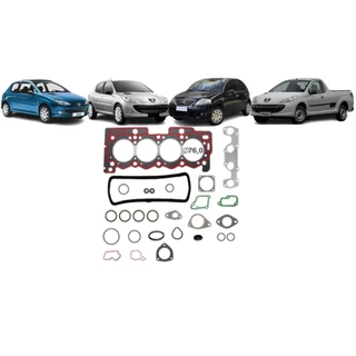 Jogo Junta Cabeçote Peugeot 206 207 Hoggar C3 1.4 8v 05/15