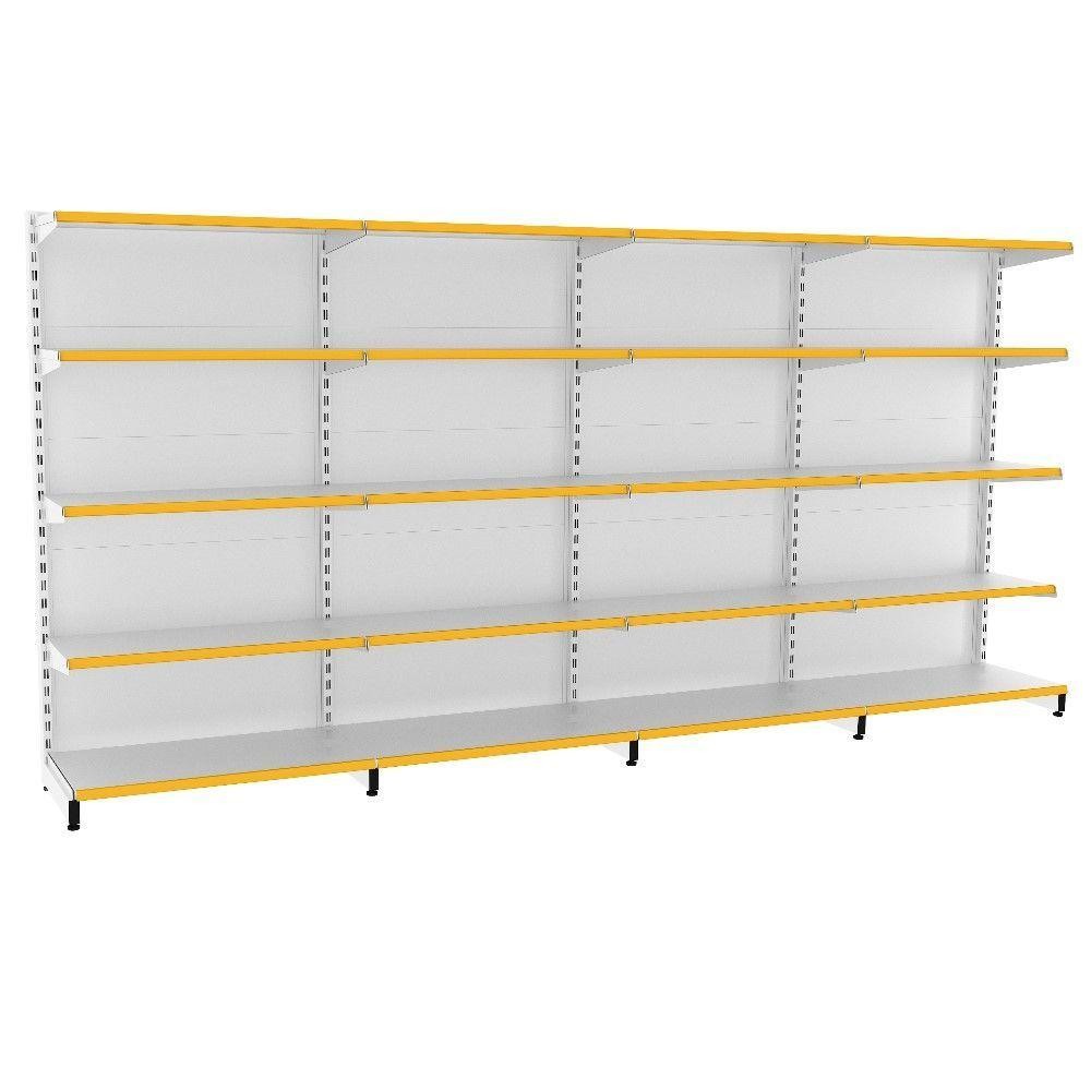 Gôndola Parede Prateleira Lateral 1 Inicial + 3 Continuação Shopee Brasil