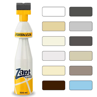 Tinta Para Rejunte Zapt Variadas Cores Fortaleza 200ml Alta Cobertura Piso Parede Cerâmica Porcelanato Banheiro Cozinha