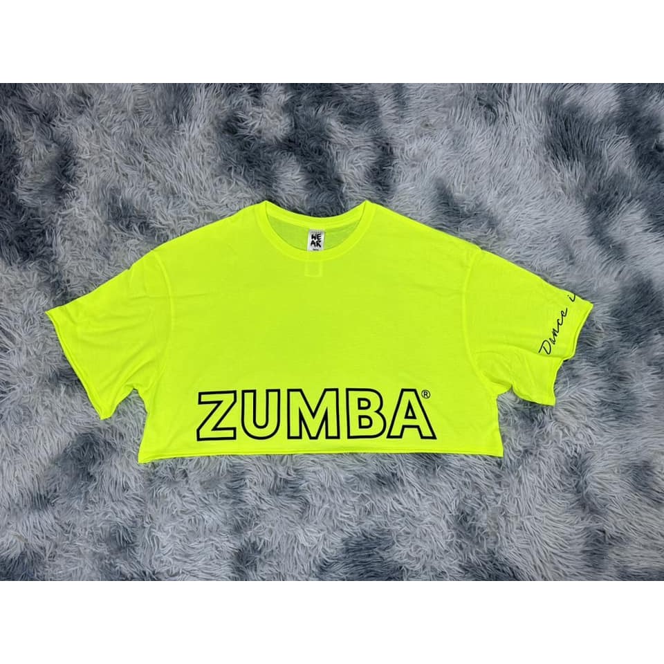 Novo Disponível ZUMBA Fitness Wear Funscape Boxy Ultra Crop