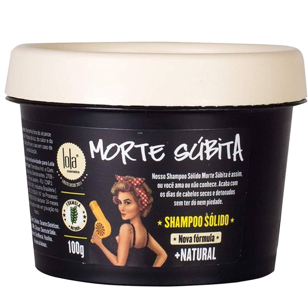 Lola Cosmetics Morte Súbita Shampoo Sólido 100g