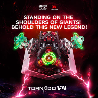 Qiyi X Man Tornado V4 M Pioneiro UV 3x3 Cubo Magnético V4M/Flagship Versão 3x3x3 De Velocidade De Competição