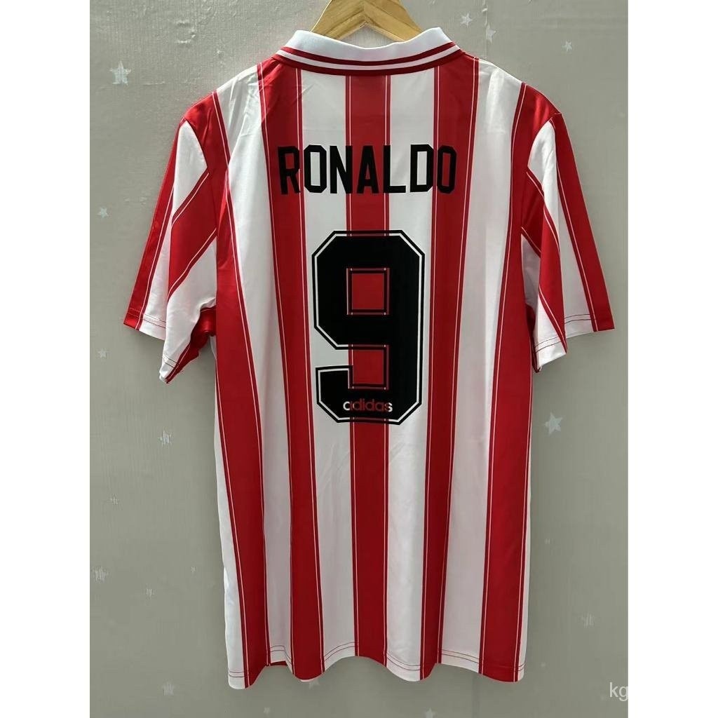 94-95 PSV Alta Qualidade RONALDO Futebol Jersey Custom T-Shirt ECHR