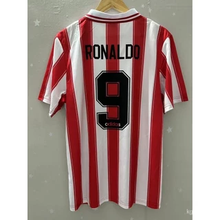 94-95 PSV Alta Qualidade RONALDO Futebol Jersey Custom T-Shirt ECHR