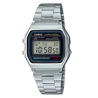 Relógio de Pulso Unissex Original Casio Vintage Digital A158WA-1DF