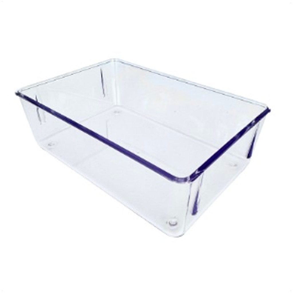 8 Organizadores Modular Empilhável 11,5x17x5,5 Transparente