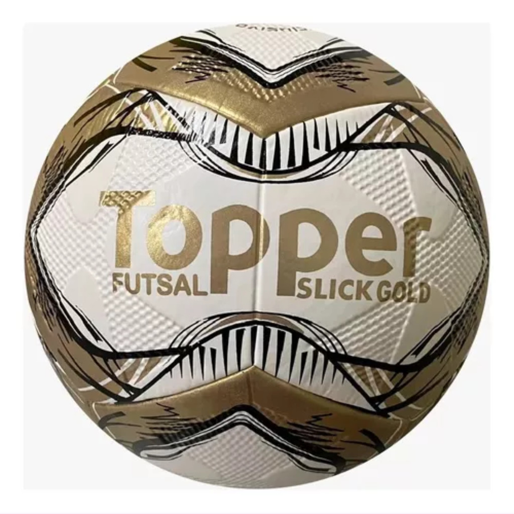 Bola Futsal Futebol Topper Slinck Gold De Salão
