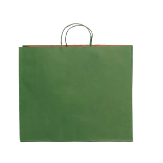 Sacola de Papel - 39,5x13,5x33cm - Verde - Ref.2491 - 10 unidades - WMA - Rizzo