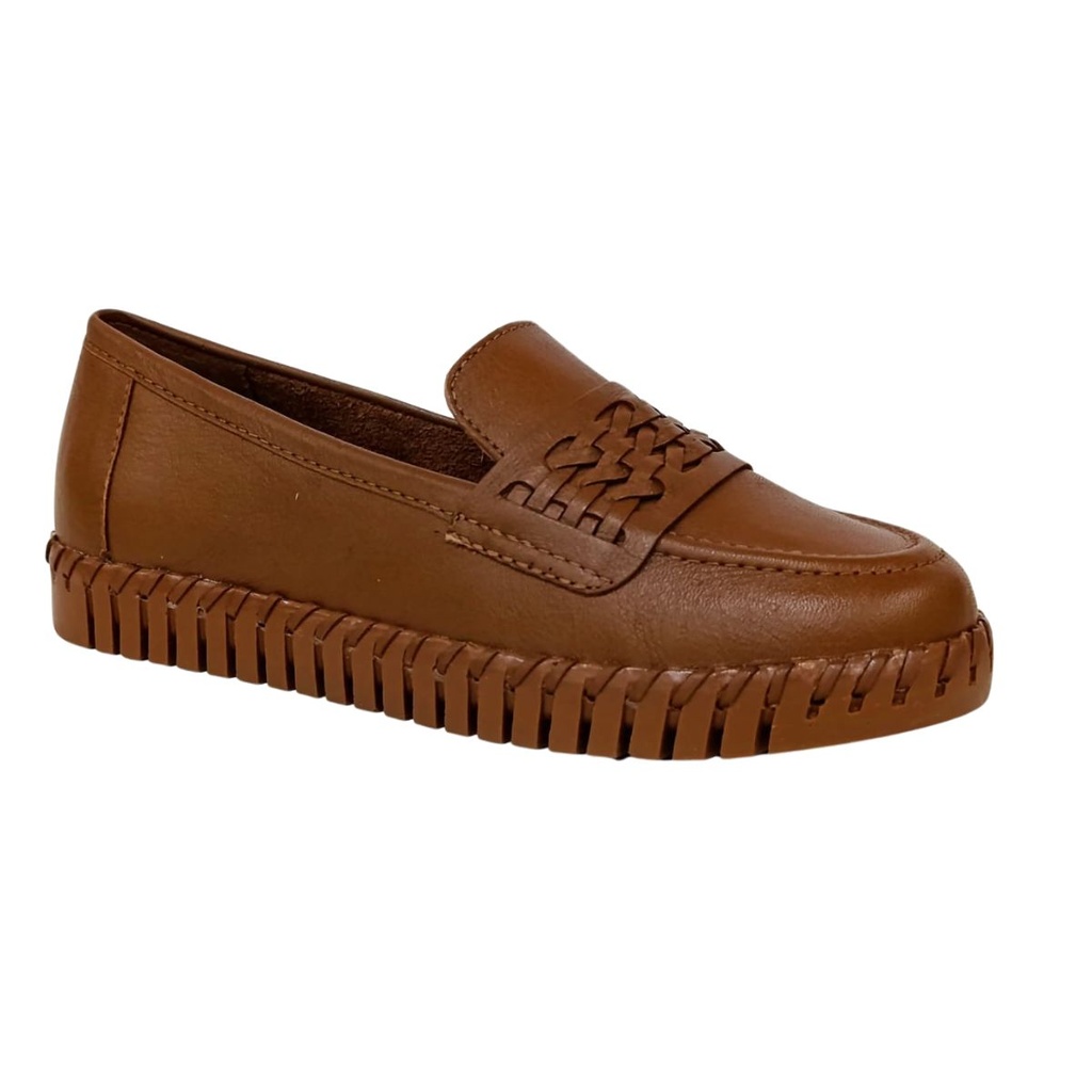 Sapato Mocassim Bottero Comfort em Couro 354318 Shopee Brasil