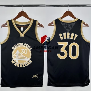 Camisa Masculina De Basquete Golden State Warriors Stephen Curry Preta 2024 Select Series