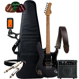 Guitarra Tagima Strato Tga580 Vintage Antique Series + Amplificador em Oferta na Shopee