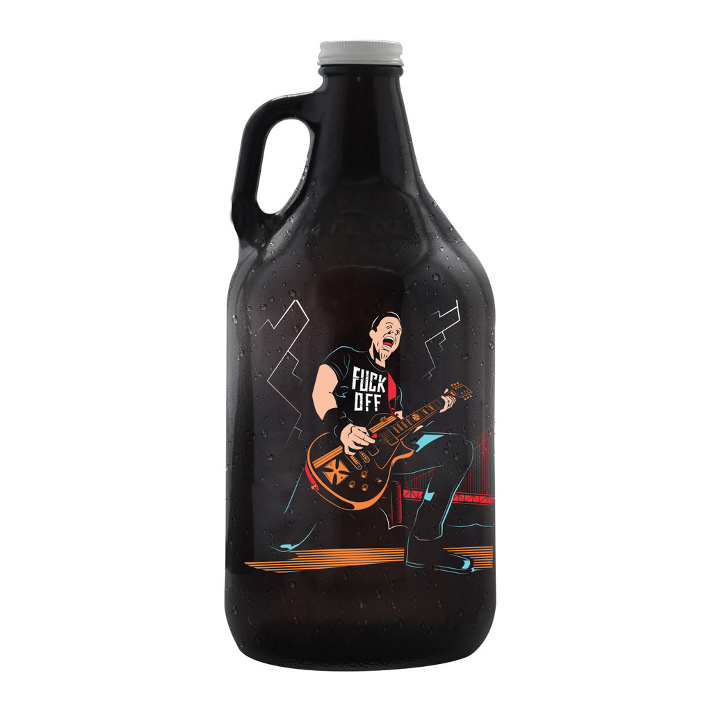 Garrafa Garrafão Growler Americano de Vidro 1,89L - Coleção Rock'n ...