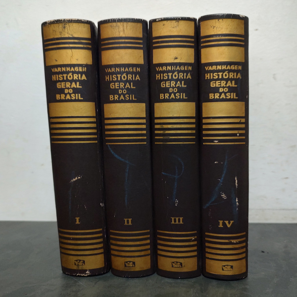 História Geral do Brasil - Volumes 1 a 4 autor Francisco Adolfo de ...