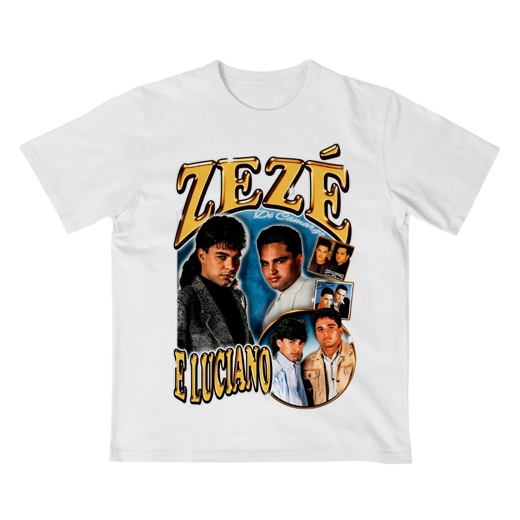 Camiseta Zezé di Camargo e Luciano Sertanejo Raiz Streetwear Camisa ...