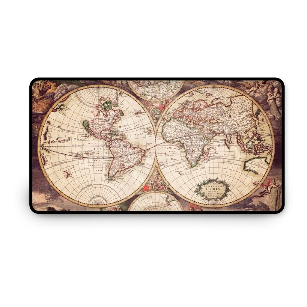 Mouse Pad Gamer Speed Extra Grande 65x32cm Mapa Mundi #3 | Shopee Brasil