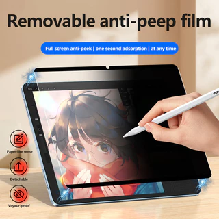Película Protetora De Tela Magnética Removível Para Samsung Galaxy Tab A9 Plus S9FE A9 S9 S8 S7 11 S6 Lite A8 S9 FE S7 12.4 S8