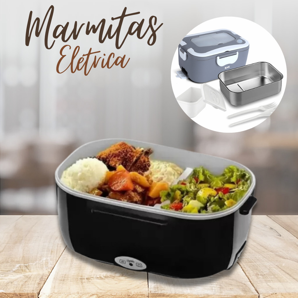 Marmita Elétrica Bivolt Casa Carro Caminhao 12V 24V C/2Cabos